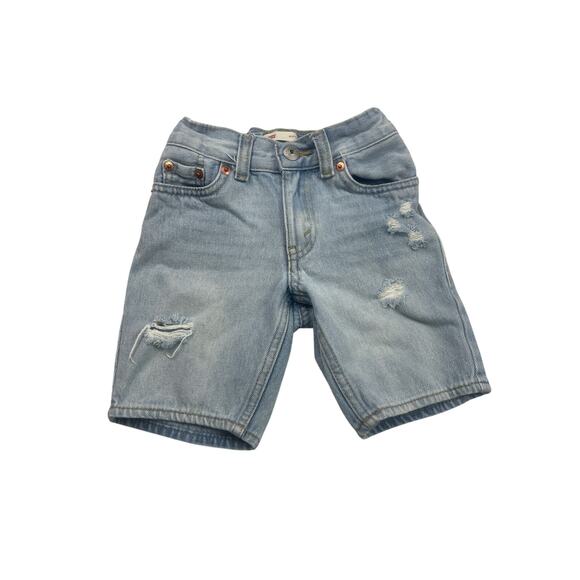 Levi's 511 Distressed Denim Shorts - Boys Size 4 Regular - Picture 1 of 7
